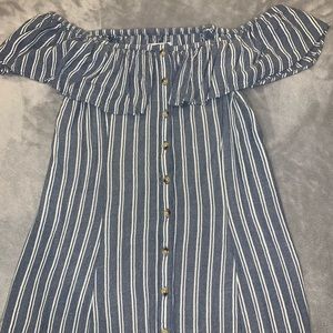American Eagle off the shoulder mini dress